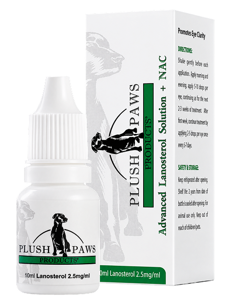 Plush Paws box and bottle